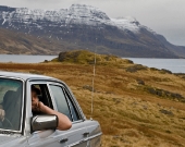 mercedes-oldtimer in iceland