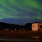 Dance of the green Light-Elves at the Icelandic sky